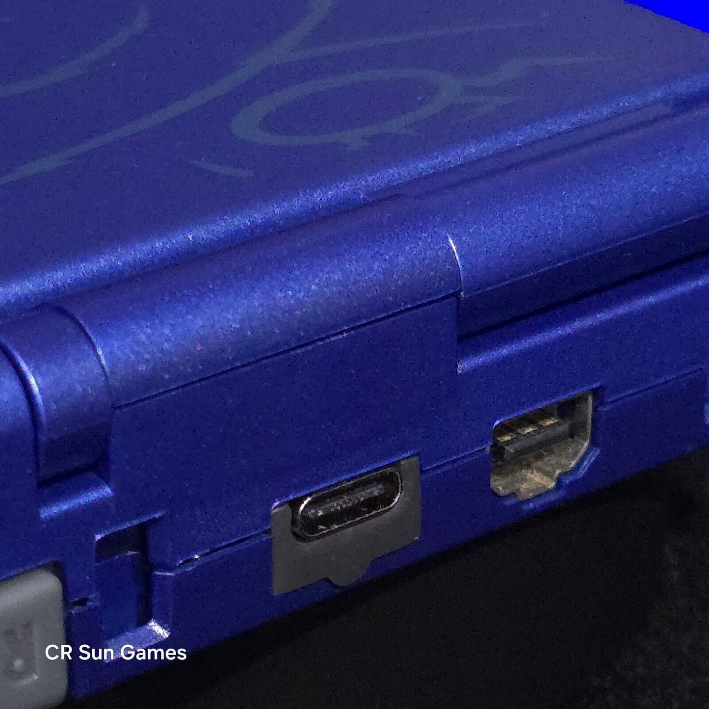 Blue Nintendo Game Boy Advance GBA SP IPS V2 And Usb-C Mod - Kyogre
