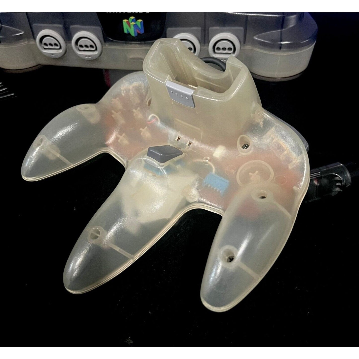 Jusco Nintendo 64 N64 Clear Black Console OEM Controller REGION FREE