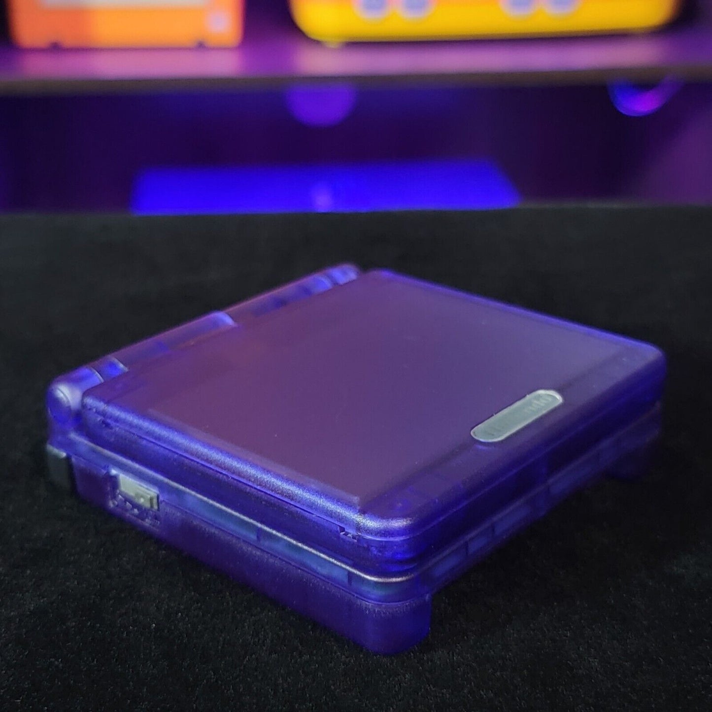 Grape Purple Nintendo Game Boy Advance GBA SP IPS MOD Adjustable Brightness