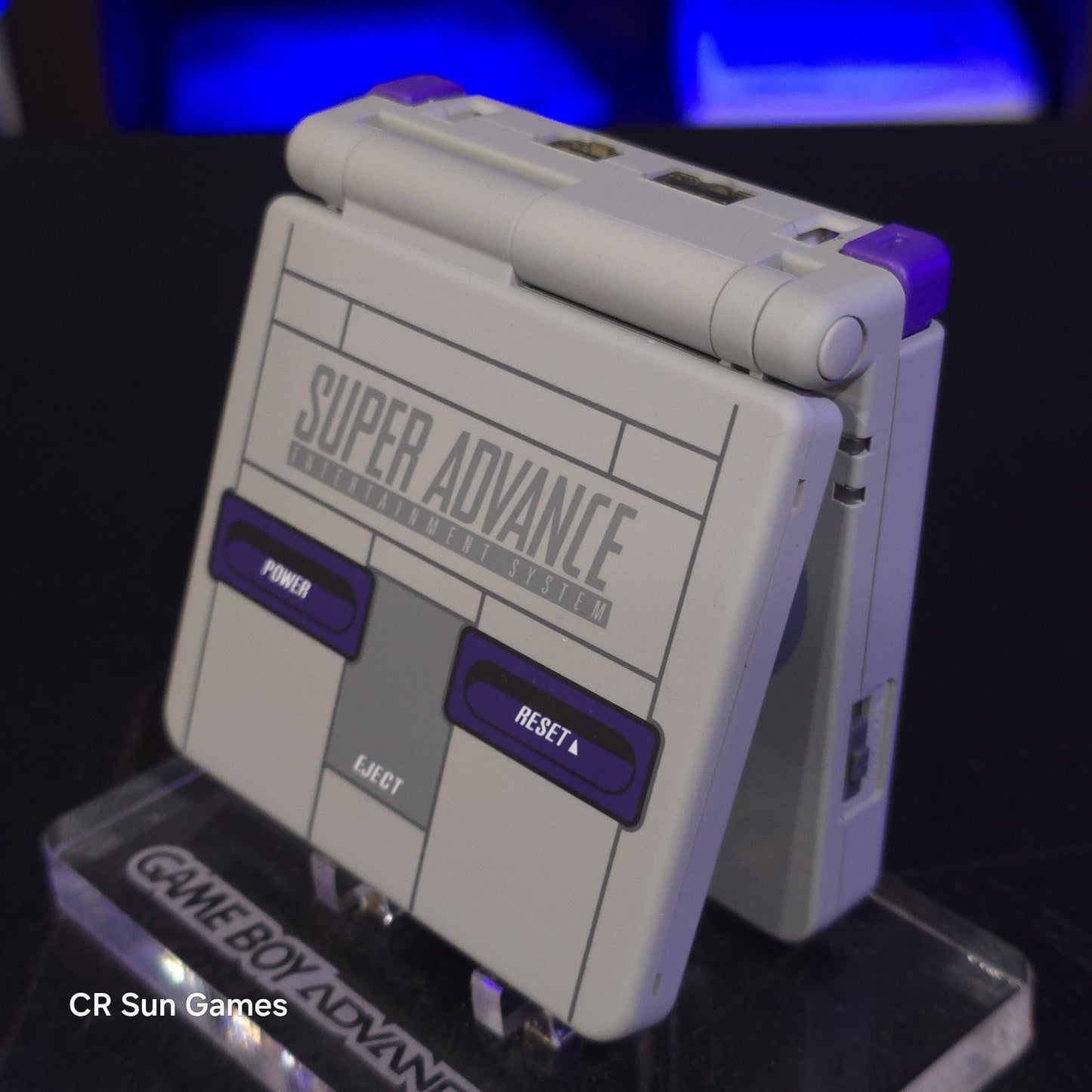 Super Nintendo SNES Game Boy Advance SP GBA SP IPS Screen Mod Brightness Control