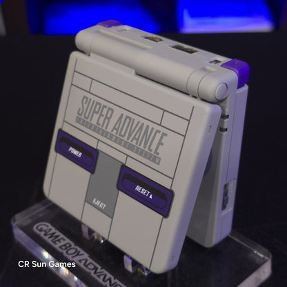 Super Nintendo SNES Game Boy Advance SP GBA SP IPS Screen Mod Brightness Control