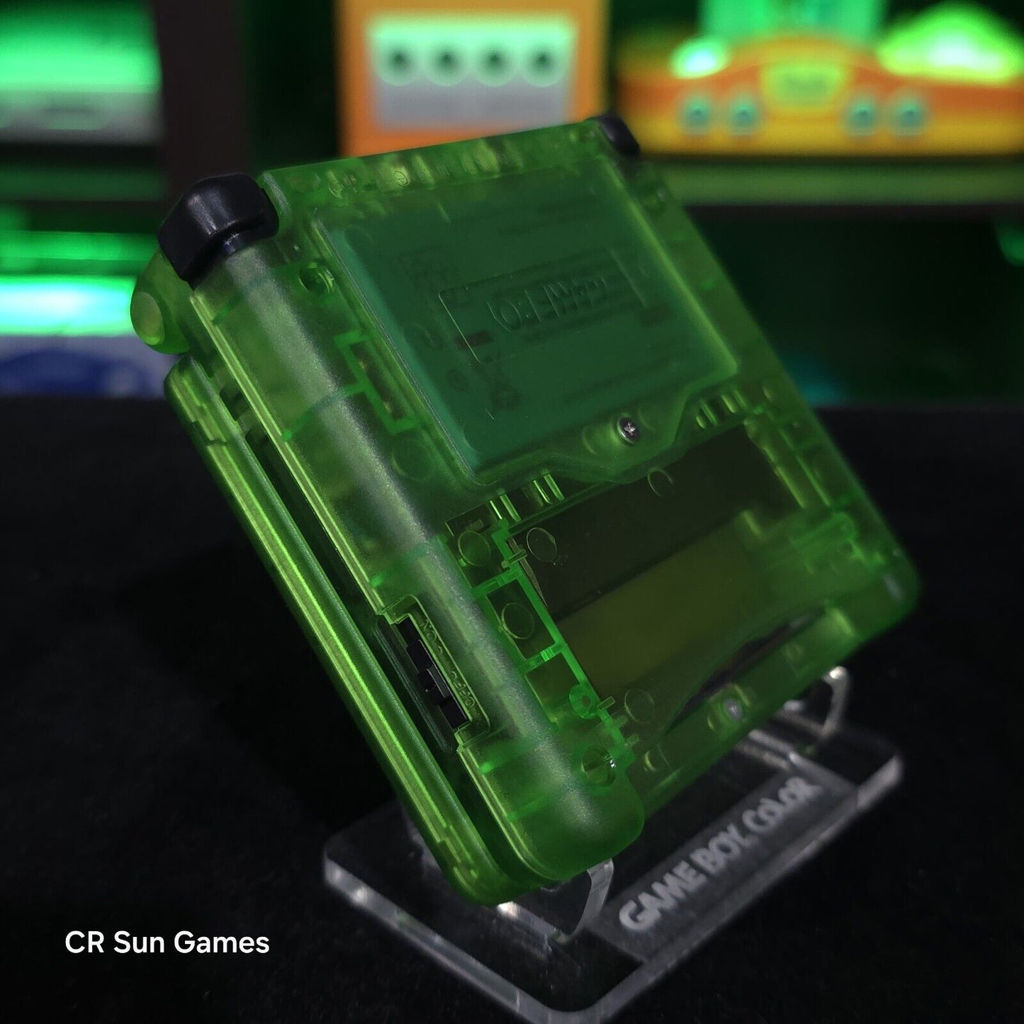 Clear Green Nintendo Game Boy Advance GBA SP IPS MOD Adjustable Brightness