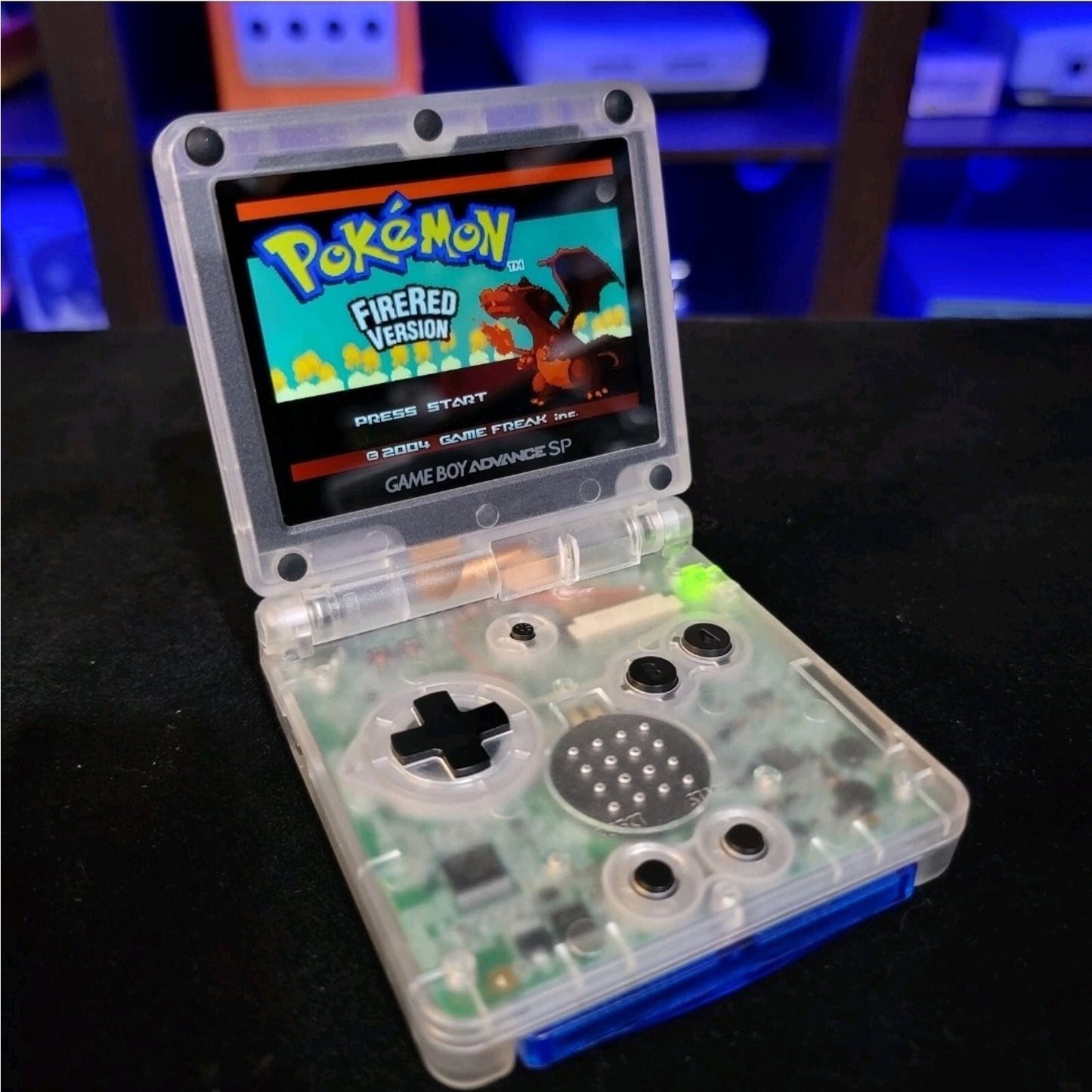 Clear Nintendo Game Boy Advance GBA SP IPS V2 and Usb-C