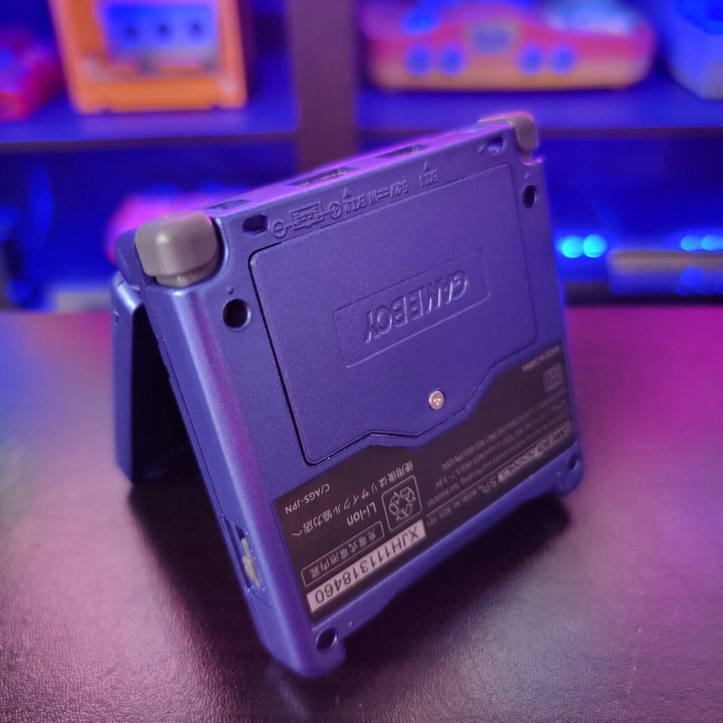 Blue Nintendo Game Boy Advance GBA SP IPS V2 And Usb-C Mod - Kyogre