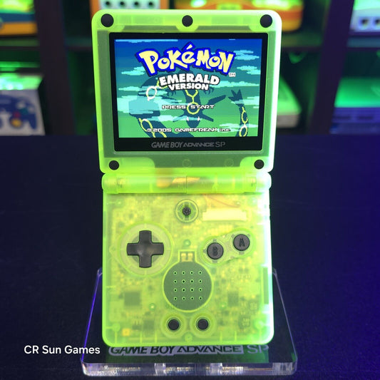 Glow In The Dark Nintendo Game Boy Advance GBA SP IPS MOD Adjustable Brightness