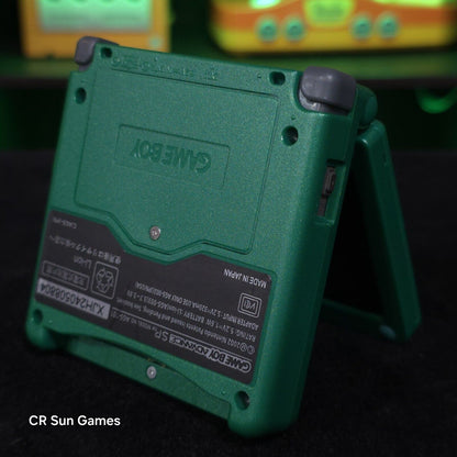 Green Nintendo Game Boy Advance GBA SP IPS MOD Adjustable Brightness