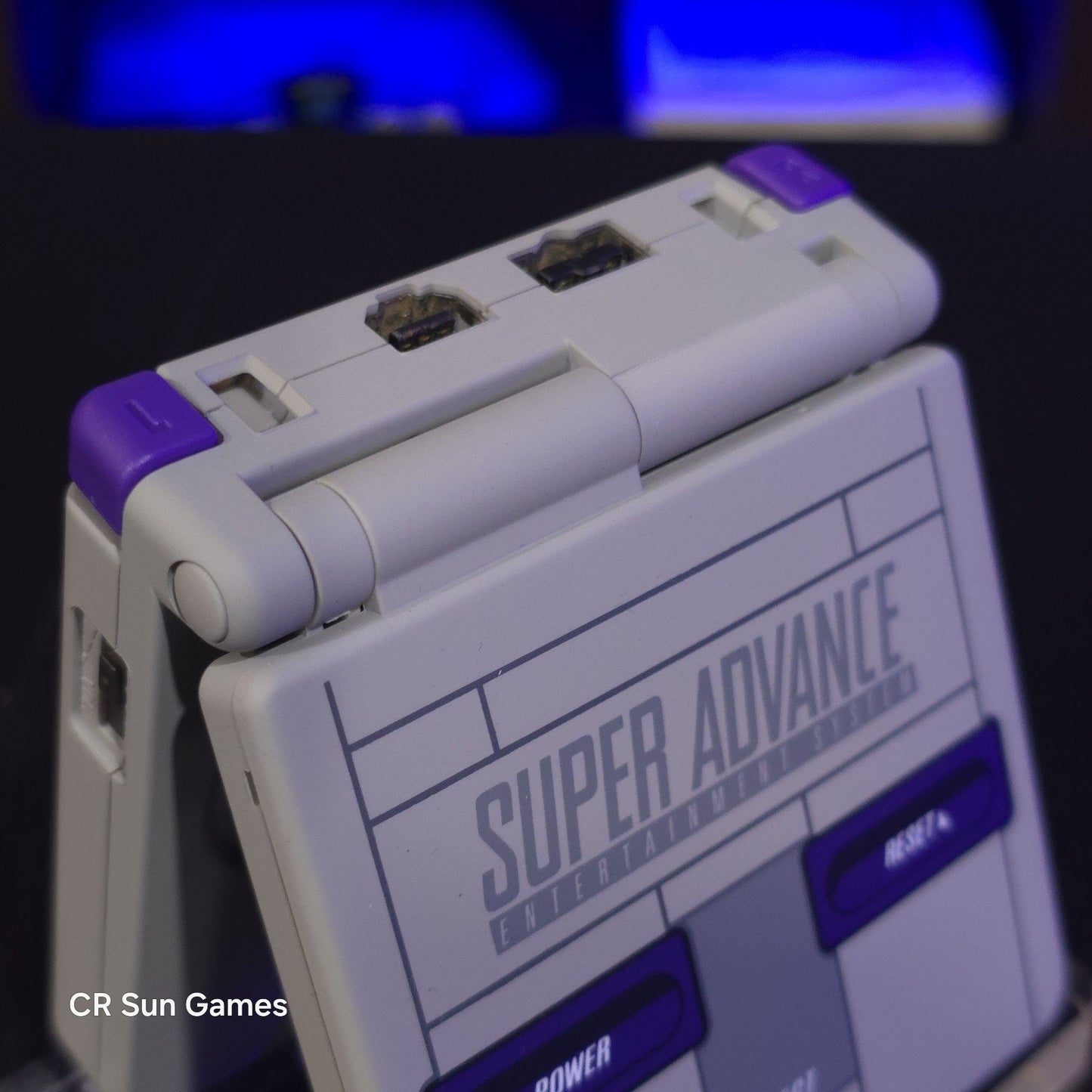 Super Nintendo SNES Game Boy Advance SP GBA SP IPS Screen Mod Brightness Control