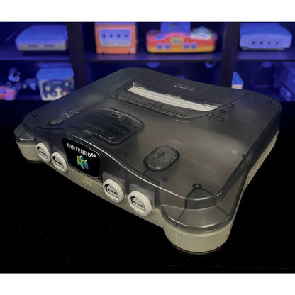 Jusco Nintendo 64 N64 Clear Black Console OEM Controller REGION FREE