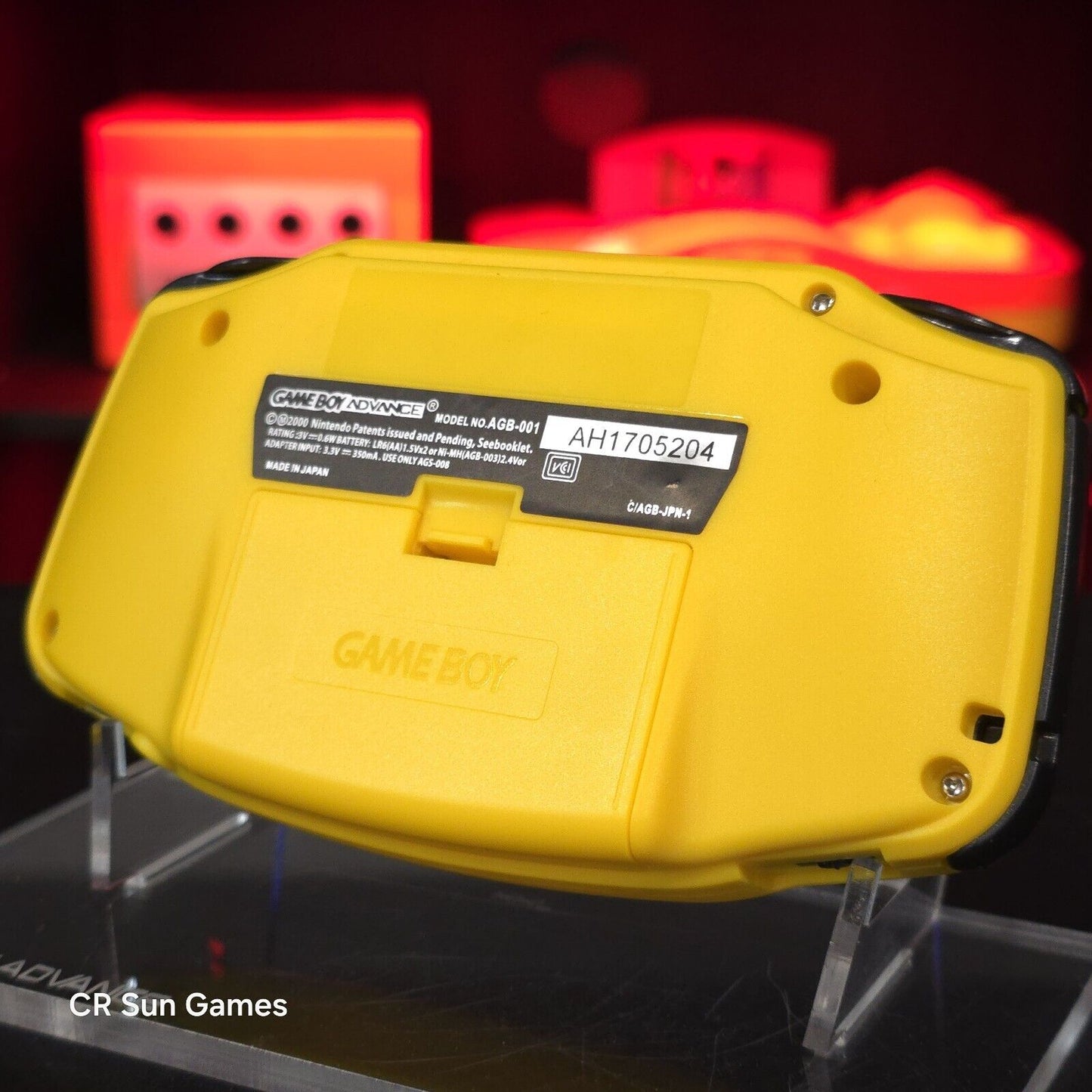 Pokemon Pokeball Game Boy Advance GBA Console iPS V5 Backlight Backlit LCD MOD