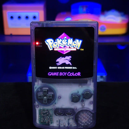 Atomic Purple Gameboy Color Console OLED Touch Screen GBC Game Boy