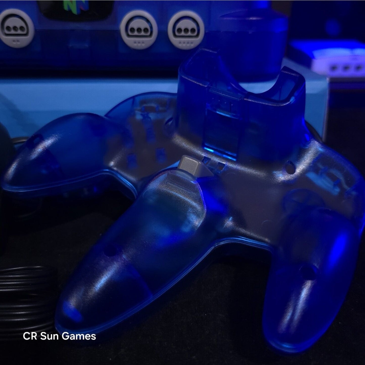 NEW Shell Nintendo 64 N64 Limited Clear Blue Custom Console Funtastic