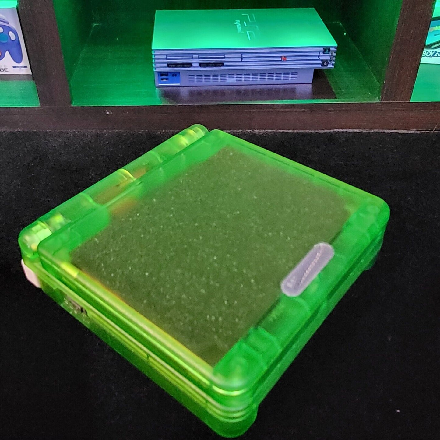 Lime Green Nintendo Game Boy Advance GBA SP IPS MOD Adjustable Brightness