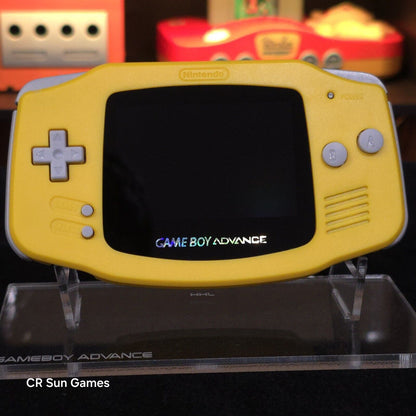Yellow Game Boy Advance GBA iPS V5 LCD USB-C 1800 mAh Rechargeable Battery