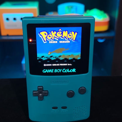 Teal Gameboy Color Console OLED Touch Screen GBC Game Boy