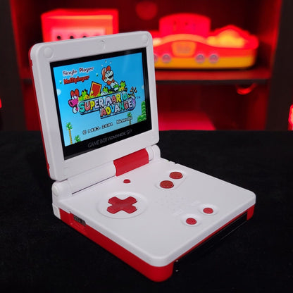 Mario Nintendo Game Boy Advance GBA SP IPS MOD Adjustable Brightness