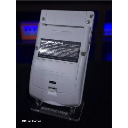 White Gameboy Color Console OLED Touch Screen And USB-C Rechargeable Battery