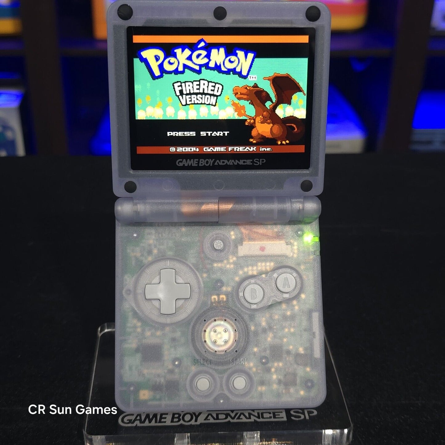 Glacial Nintendo Game Boy Advance GBA SP IPS MOD Adjustable Brightness
