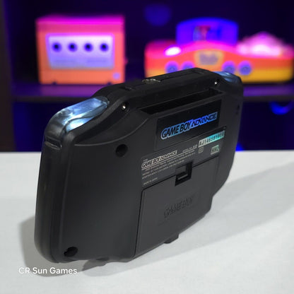 Ultimate Black Game Boy Advance GBA Console Ips V5 Usb-C Audio Amp LED Clicky LR