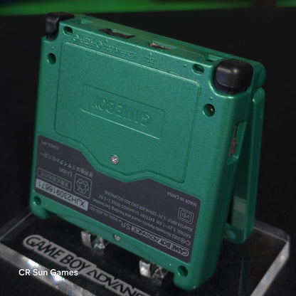 Green Nintendo Game Boy Advance GBA SP IPS V2 and Usb-C MOD - Rayquaza