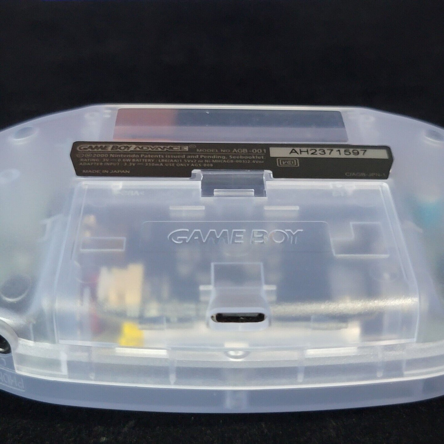 Glacial Game Boy Advance GBA iPS LCD USB-C 1800 mAh Rechargeable Battery