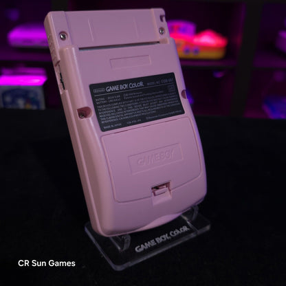 Pink Gameboy Color Console OLED Touch Screen GBC Game Boy
