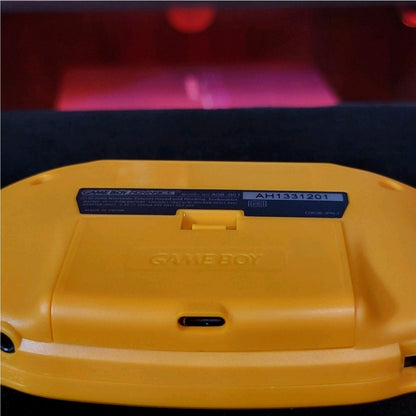 Spice Orange Game Boy Advance GBA iPS LCD USB-C 1800 mAh Rechargeable Battery