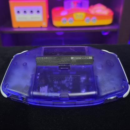 Grape Purpple Game Boy Advance GBA iPS LCD USB-C 1800 mAh Rechargeable Battery