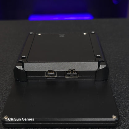 Gameboy Advance GBA SP Unhinged Aluminum IPS UsbC 1700 mAh Battery Headphone