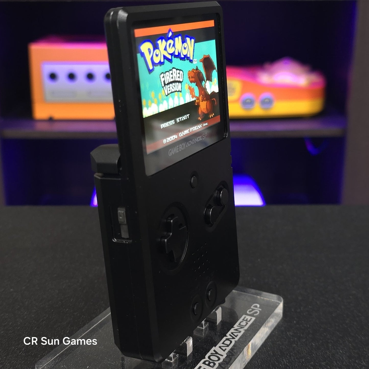 Gameboy Advance GBA SP Unhinged Aluminum IPS UsbC 1700 mAh Battery Headphone