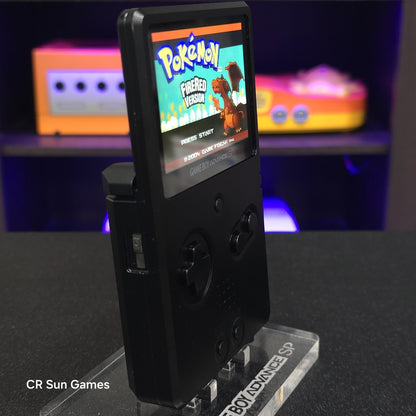 Gameboy Advance GBA SP Unhinged Aluminum IPS UsbC 1700 mAh Battery Headphone