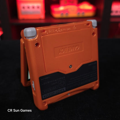 Orange Nintendo Game Boy Advance GBA SP IPS MOD Adjustable Brightness