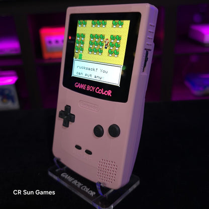 Pink Gameboy Color Console OLED Touch Screen GBC Game Boy