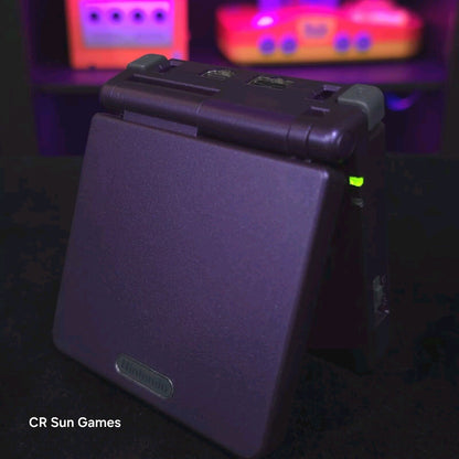 Purple Nintendo Game Boy Advance GBA SP IPS MOD Adjustable Brightness