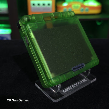 Clear Green Nintendo Game Boy Advance GBA SP IPS MOD Adjustable Brightness