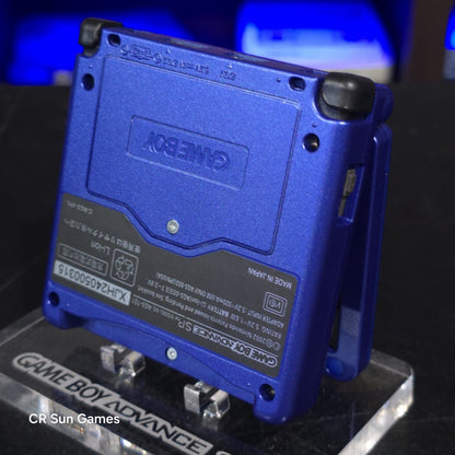 Blue Nintendo Game Boy Advance GBA SP IPS MOD Adjustable Brightness - Kyogre