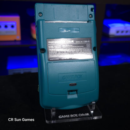 Teal Gameboy Color Console OLED Touch Screen And USB-C Rechargeable Battery