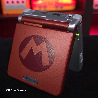 Mario Edition Nintendo Game Boy Advance GBA SP IPS MOD Adjustable Brightness
