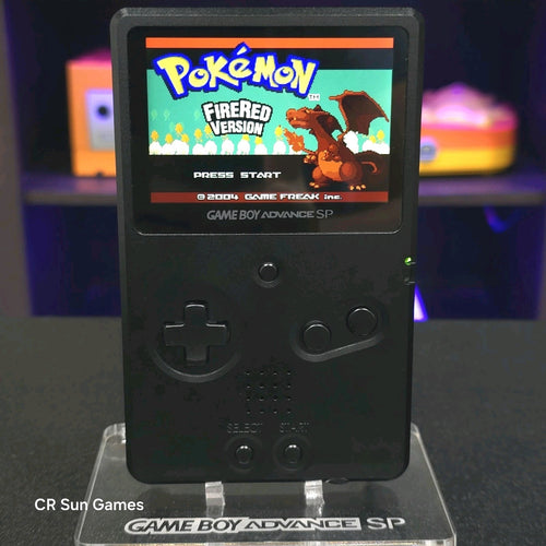 Gameboy Advance GBA SP Unhinged Aluminum IPS UsbC 1700 mAh Battery Headphone