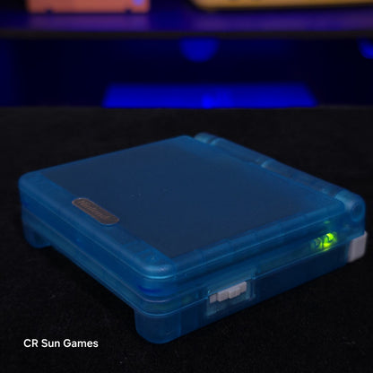 Clear Blue Nintendo Game Boy Advance GBA SP Ips V2 And Usbc Charging Port