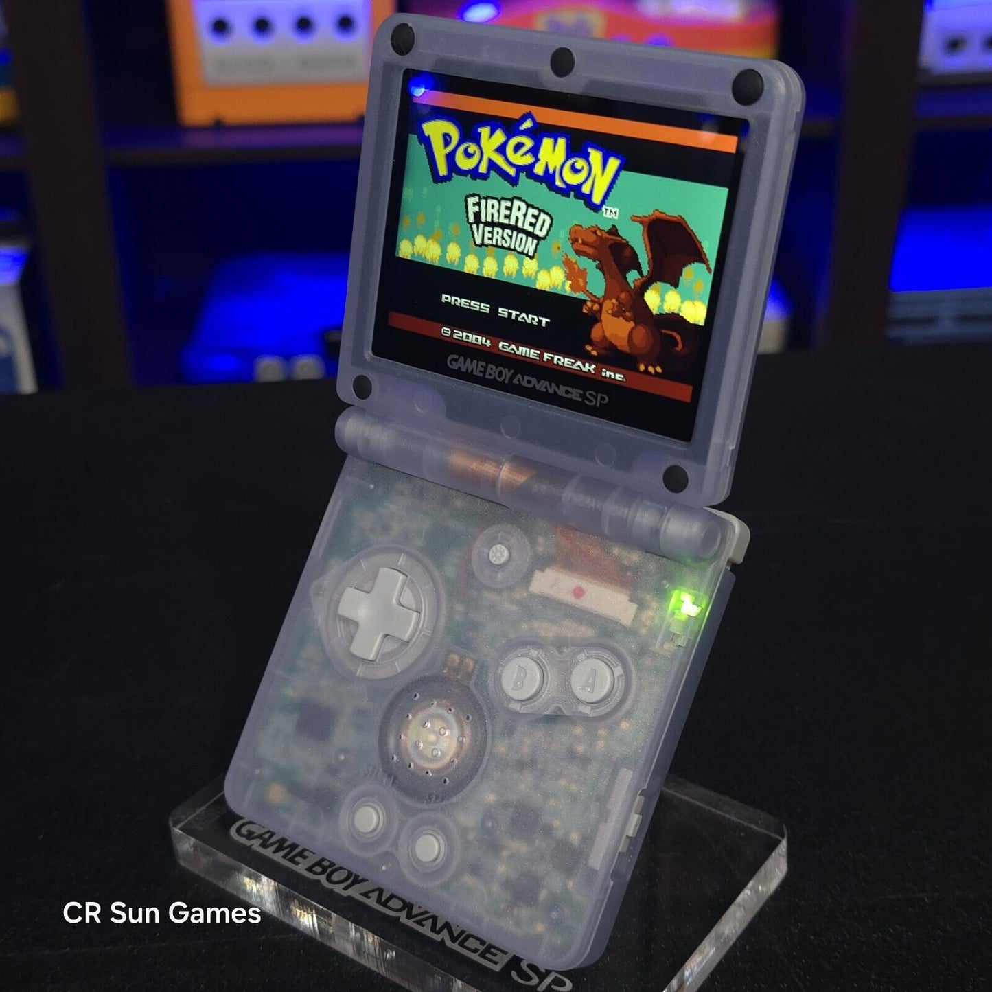 Glacial Nintendo Game Boy Advance GBA SP IPS MOD Adjustable Brightness
