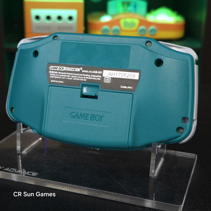 Teal Game Boy Advance GBA Console with iPS V5 Backlight Backlit LCD MOD Console