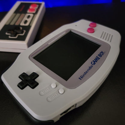 Nes Edition Game Boy Advance GBA iPS Backlit LCD Usb-C 1800 mAh Rechargeable Battery