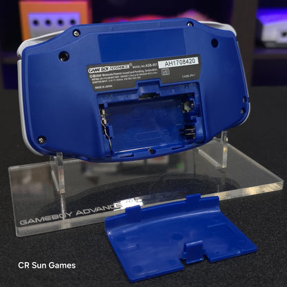 Blue Game Boy Advance GBA Console with iPS V5 Backlight Backlit LCD