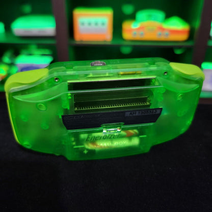 Lime Green Game Boy Advance GBA Console with iPS V5 Backlit LCD MOD Console