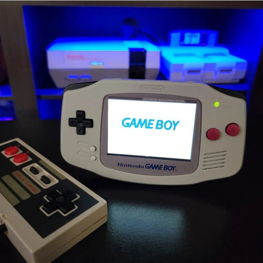 NES Game Boy Advance GBA Console iPS Backlit LCD USB-C Rechargeable Battery