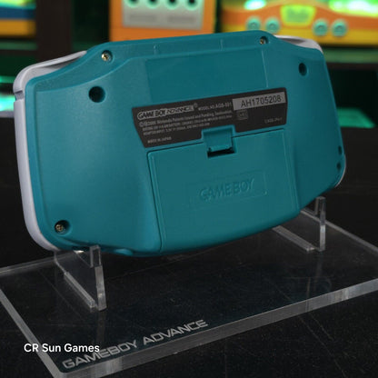 Teal Game Boy Advance GBA Console with iPS V5 Backlight Backlit LCD MOD Console