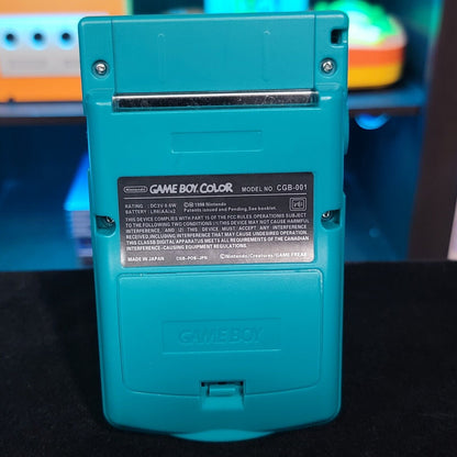 Teal Gameboy Color Console OLED Touch Screen GBC Game Boy