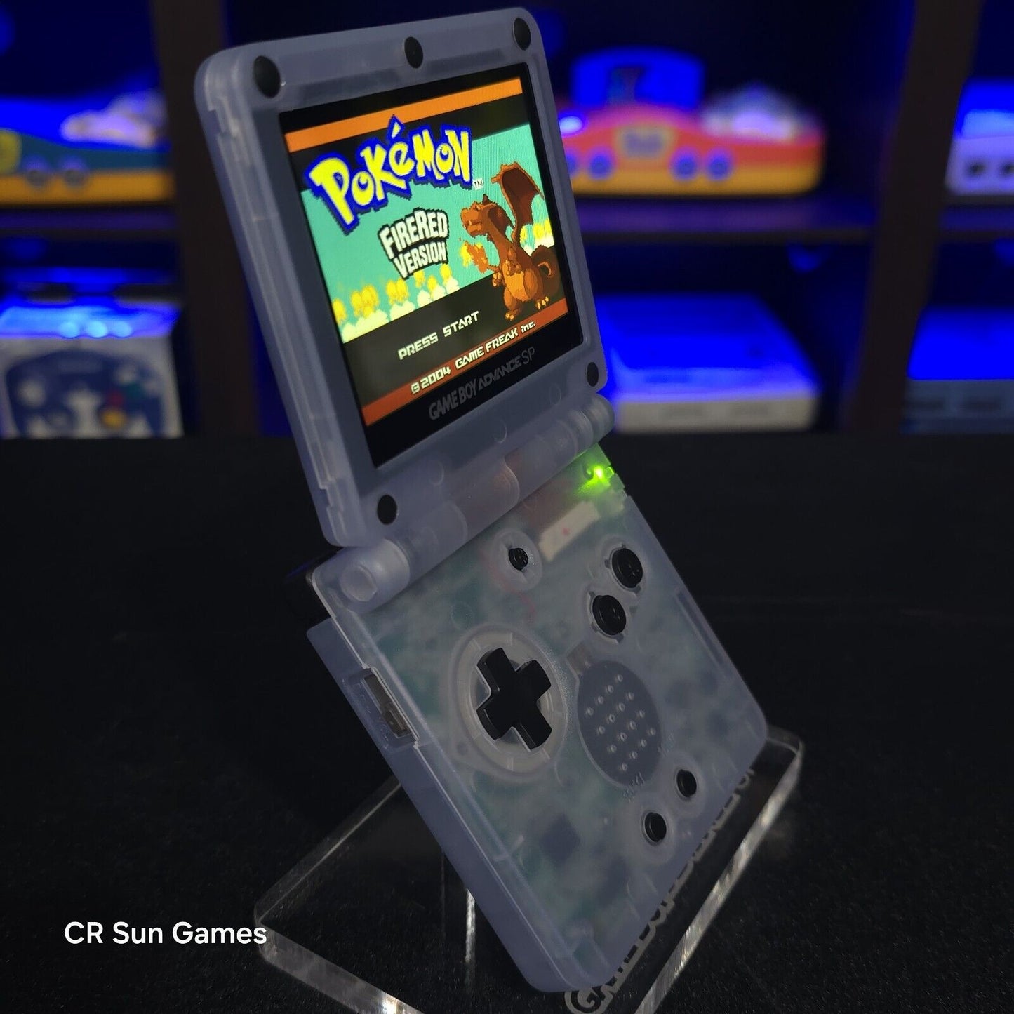 Glacial Nintendo Game Boy Advance GBA SP IPS MOD Adjustable Brightness