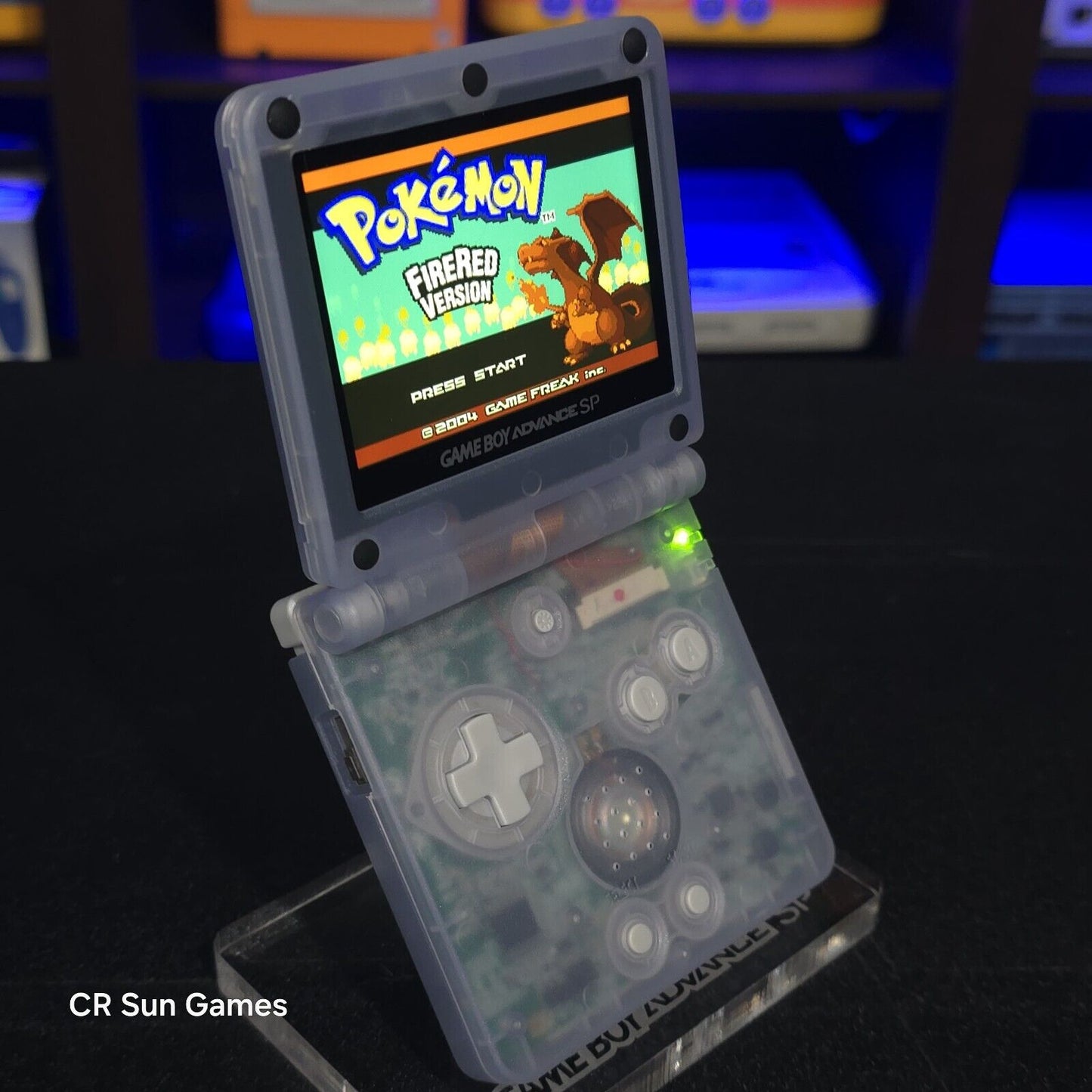 Glacial Nintendo Game Boy Advance GBA SP IPS MOD Adjustable Brightness