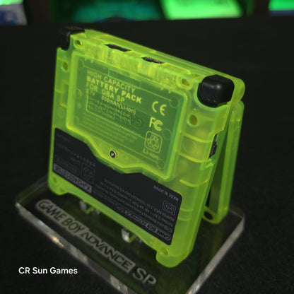 Glow In The Dark Nintendo Game Boy Advance GBA SP IPS MOD Adjustable Brightness